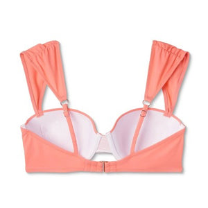 Women's Light Lift Shoulder Cap Straps Bikini Top - Shade & Shore Coral