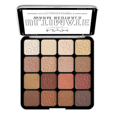 NYX Ultimate Eyeshadow Palette Warm Neutrals 16 Vegan Shades