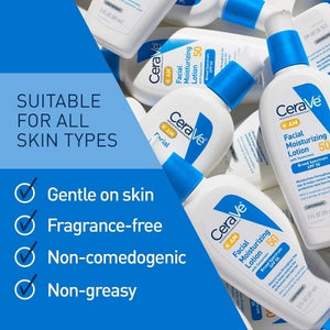 CeraVe Facial Moisturizing Lotion AM SPF50 3 fl oz - Imperfect Box