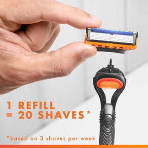 Gillette Fusion5 Value Pack Razor Handle + 5 Blade Refills