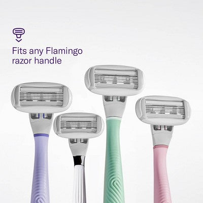Flamingo Women's 5-Blade Razor Refills 8ct