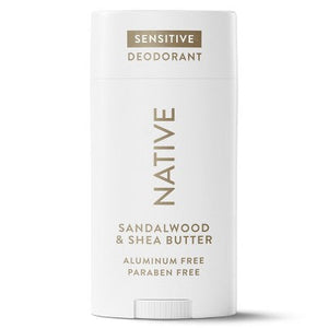 Native Sensitive Men's Deodorant Sandalwood & Shea Butter 3.1 oz - New
