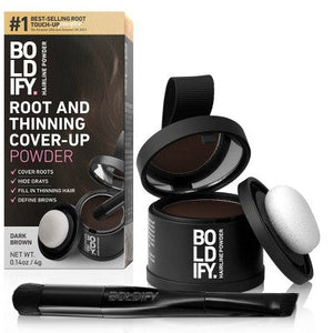 Boldify Root Touch Up Powder with Brush Dark Brown