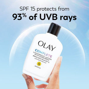Olay Complete Face Lotion Moisturizer with Sunscreen Sensitive Skin SPF 15 6 fl oz - Missing Box