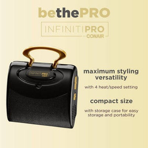 Conair InfinitiPro Soft Bonnet Hair Dryer Gold - Imperfect Box
