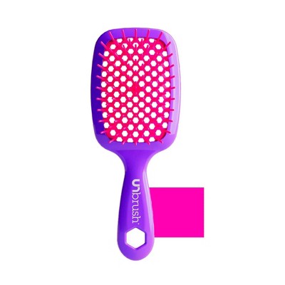 UNbrush Detangler Hair Brush Neon Purple