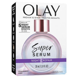 Olay Super Face Night Serum with Vitamin C 1 fl oz - Imperfect Box