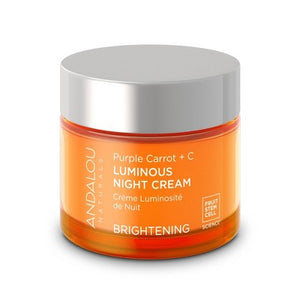 Andalou Naturals Purple Carrot and Vitamin C Luminous Night Cream 1.7oz