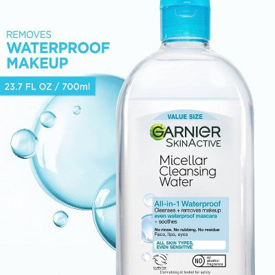 Garnier SkinActive Micellar Cleansing Water Unscented 23.7 fl oz - New