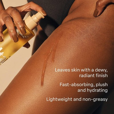 Saltair Nourishing Body Oil For Dewy and Glowing Skin Golden Hour 4 fl oz - Imperfect Container
