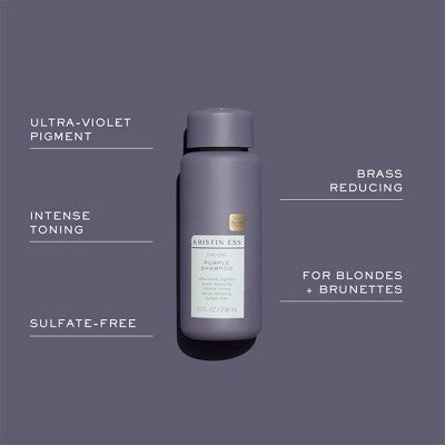 Kristin Ess Sulfate Free Purple Shampoo, 10 fl oz