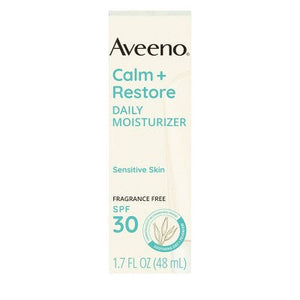 Aveeno Calm + Restore Daily Moisturizer Mineral Sunscreen SPF 30 1.7oz - Imperfect Box
