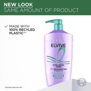 L'Oreal Paris Elvive Hyaluron Pure Purifying Shampoo 28 fl oz
