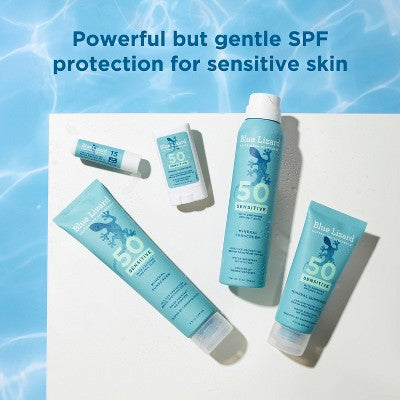 Blue Lizard Sensitive Mineral Sunscreen Spray SPF 50+ 5 oz - Imperfect Container