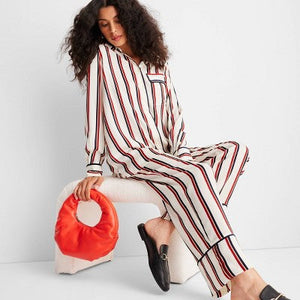 Women's Straight Leg Satin Pant - Future Collective with Reese Blutstein