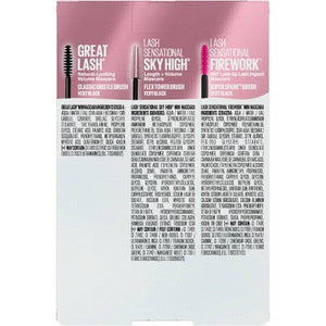 Maybelline Mini Mascara Holiday Gift Set with Great Lash 3pc - Imperfect Box