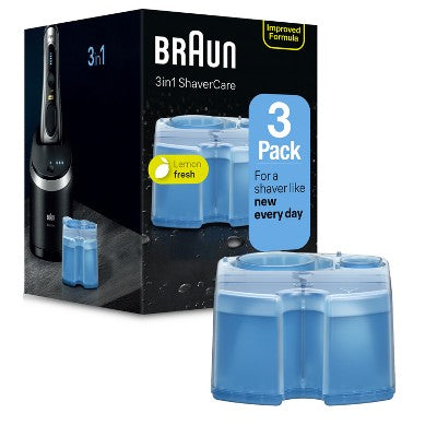 Braun Clean & Renew Refill Cartridges for Clean & Charge Systems 3-Pack