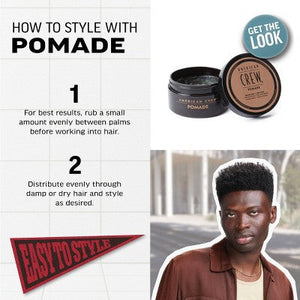 American Crew Men’s Medium Hold High Shine Hair Pomade Gel 3oz