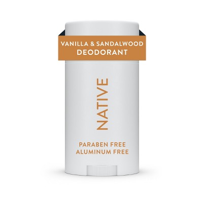 Native Solid Deodorant for Men & Women Vanilla & Sandalwood Aluminum-Free 2.65oz