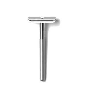 Bevel Mens Safety Razor with 10 Double Edge Blade Refills