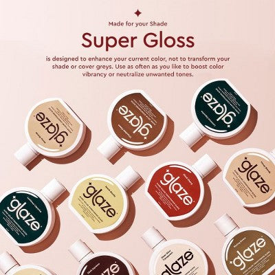 Glaze SuperGloss Color Conditioning Hair Gloss Cherry Vibrant Red 6.4 fl oz - Imperfect Container