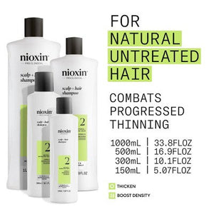 Nioxin System 2 Shampoo Cleanser 10.1 fl oz