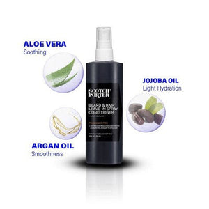 Scotch Porter Leave In Beard Conditioner Spray 8 fl oz - Missing Lid