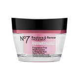 No7 Restore & Renew Face & Neck Multi Action Night Cream 1.69 fl oz - Imperfect Box