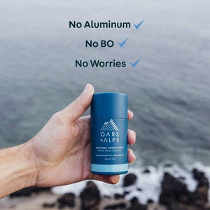 OARS + ALPS Mens Roll-On Natural Deodorant Fresh Ocean Splash 2.6oz