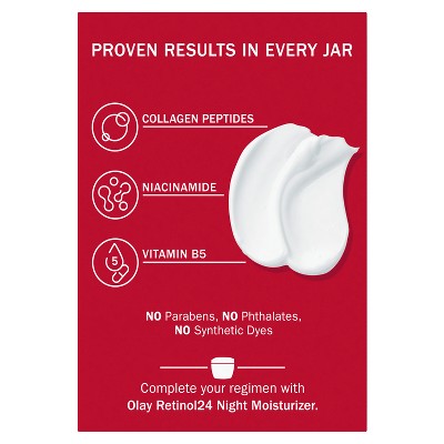 Olay Regenerist Face Moisturizer Collagen Peptide 24 Cream 1.7oz Imperfect Box