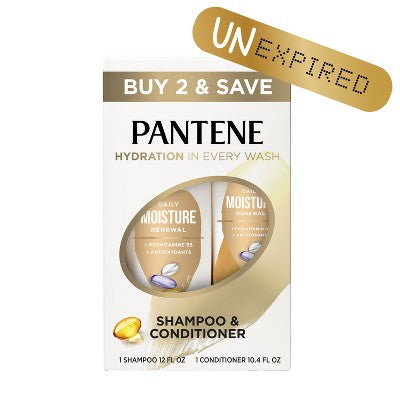 Pantene Pro-V Daily Moisture Renewal Shampoo and Conditioner Bundle 22.4 fl oz