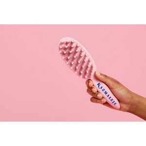 KAZMALEJE Kurlsplus Paddle Hair Comb Pink