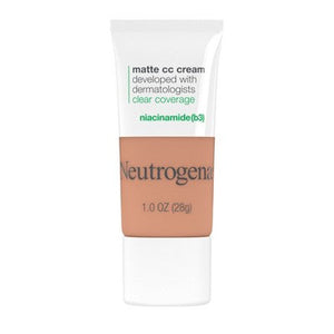 Neutrogena Clear Coverage Flawless Matte Color Correcting Cream 5.0 Fawn - New