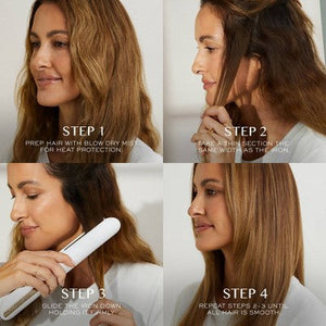 Kristin Ess Titanium Flat Iron Hair Straightener and Curler 1.25"
