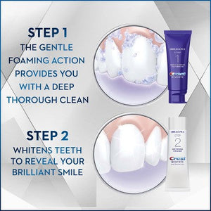 Crest 3D White Brilliance Toothpaste and Whitening Gel System 4.0oz and 2.3oz - Missing Box