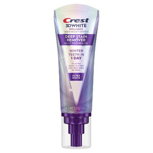 Crest 3D White Deep Stain Remover Daily Toothpaste Ultra White 3.1oz - Imperfect Box