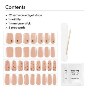 Dashing Diva Glaze Semi-Cured Gel Nail Polish Strips Magnificence 32ct - Imperfect Box