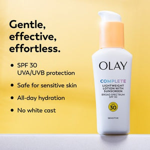 Olay Complete Lotion Moisturizer Sensitive Skin SPF 30 2.5 fl oz - Imperfect Box