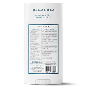 Native Men's Deodorant Sea Salt & Cedar 3.1oz - Imperfect Container