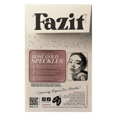 Fazit Rose Gold Glitter Freckle Makeup Patches