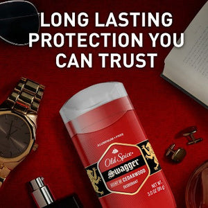 Old Spice Red Collection Solid Deodorant for Men Swagger Scent 2 Pack
