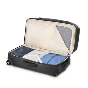 High Sierra 28" Wheeled Drop Bottom Duffel Bag - Black Graphic