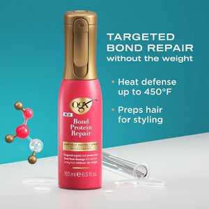 OGX Repair & Protect Bond Protein Repair 450°F Heat Protectant Spray 6.5 fl oz