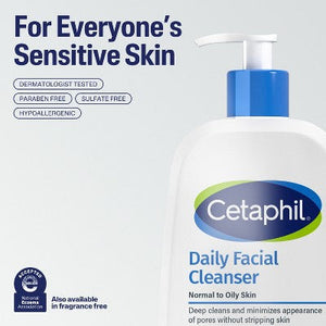 Cetaphil Daily Facial Cleanser 16 fl oz - Small Amount Missing