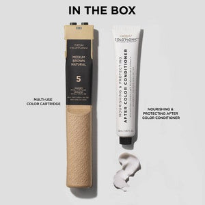 L'Oreal Paris Colorsonic Permanent Hair Color Cartridge Black Natural 1 - Imperfect Box