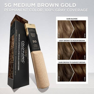 L'Oreal Paris Colorsonic Permanent Hair Color Cartridge Medium Brown Gold 5G