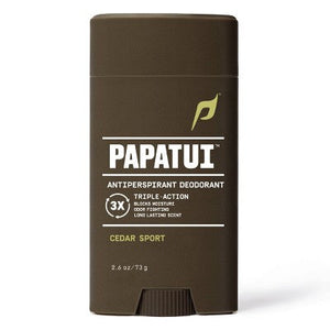 Papatui Triple Action Complex Men's Solid Antiperspirant Cedar Sport 2.6oz