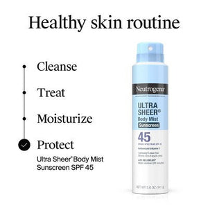 Neutrogena Ultra Sheer Spray Twin Pack SPF 45 Sunscreen