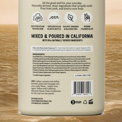 California Naturals Classic Coconut Shampoo 16.5 fl oz
