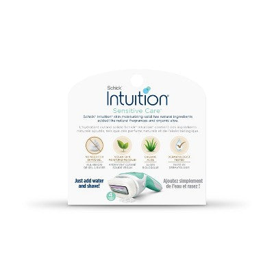 Schick Intuition Sensitive Care Womens Razor Blade Refills 3 ct
